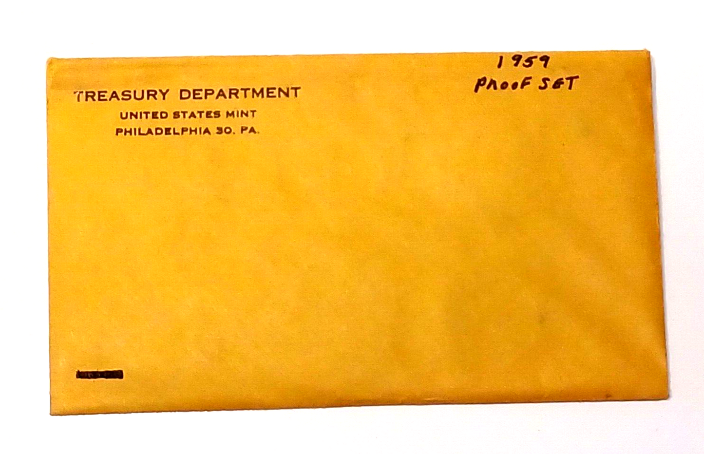 1959 U.S. Mint SILVER PROOF Set in Original Envelope image 6