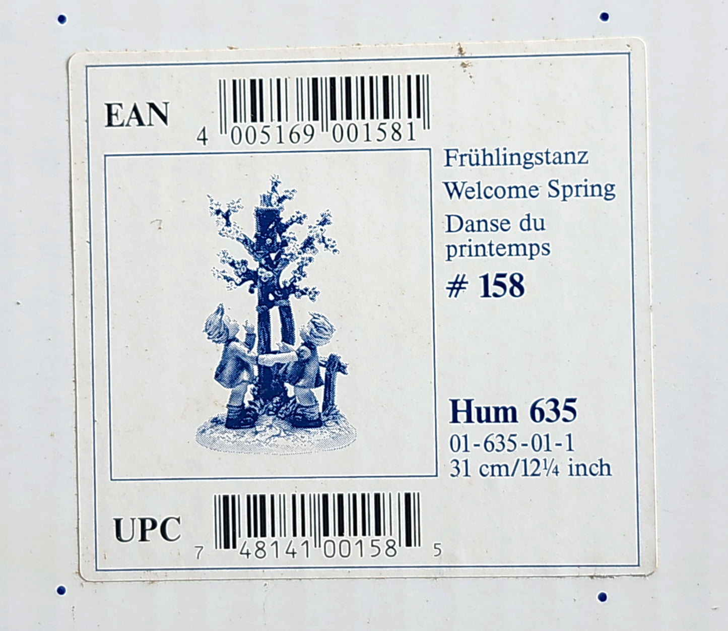 Hummel WELCOME SPRING Figurine #635 Century Collection with Box image 8