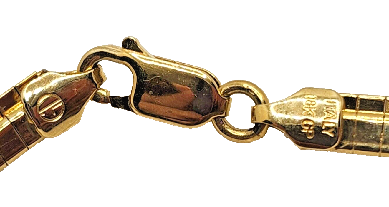 HSN Bellezza 18K Goldtone Diamond-Cut Cleopatra Choker Necklace image 8