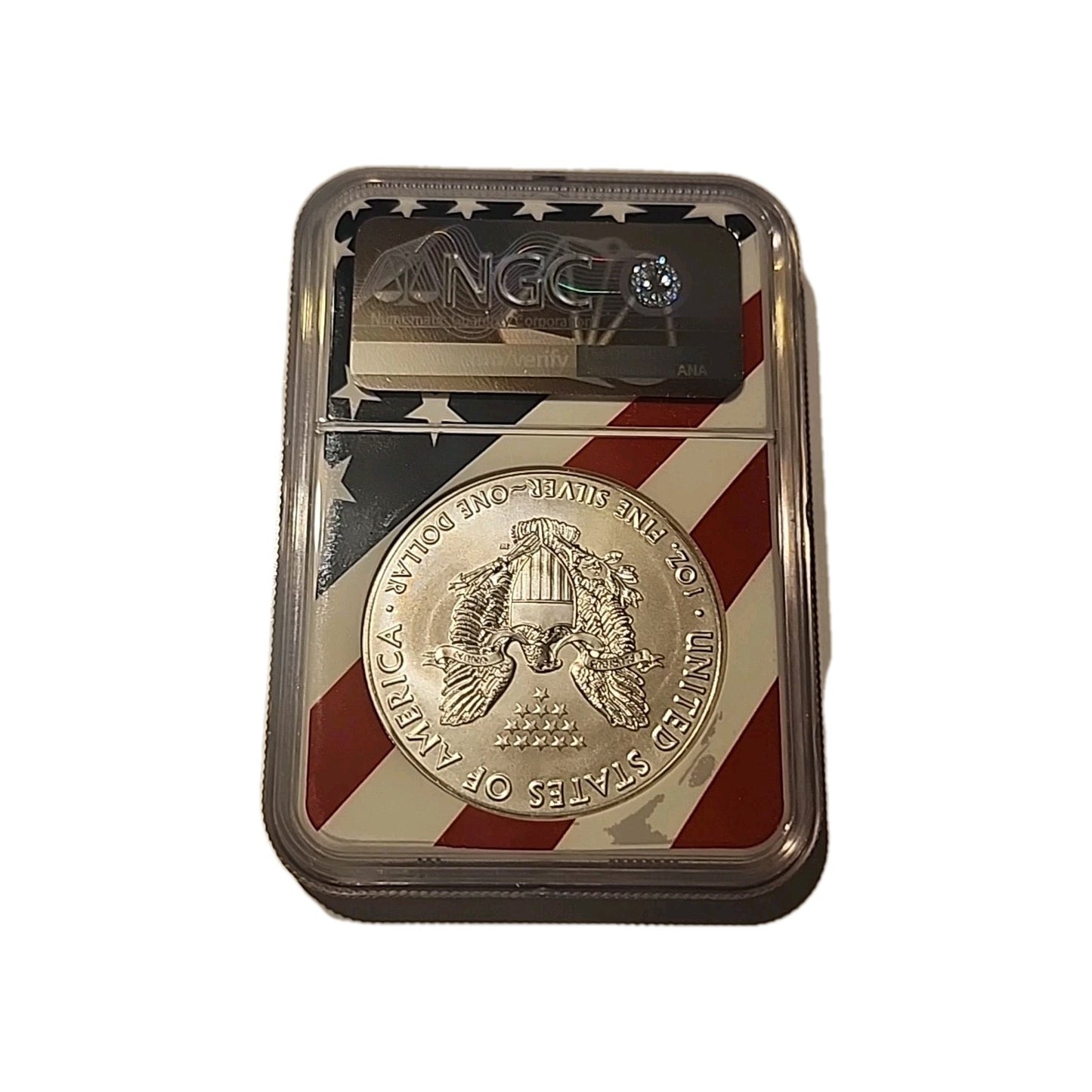 2016 US Silver $1 Eagle NGC MS69 image 1