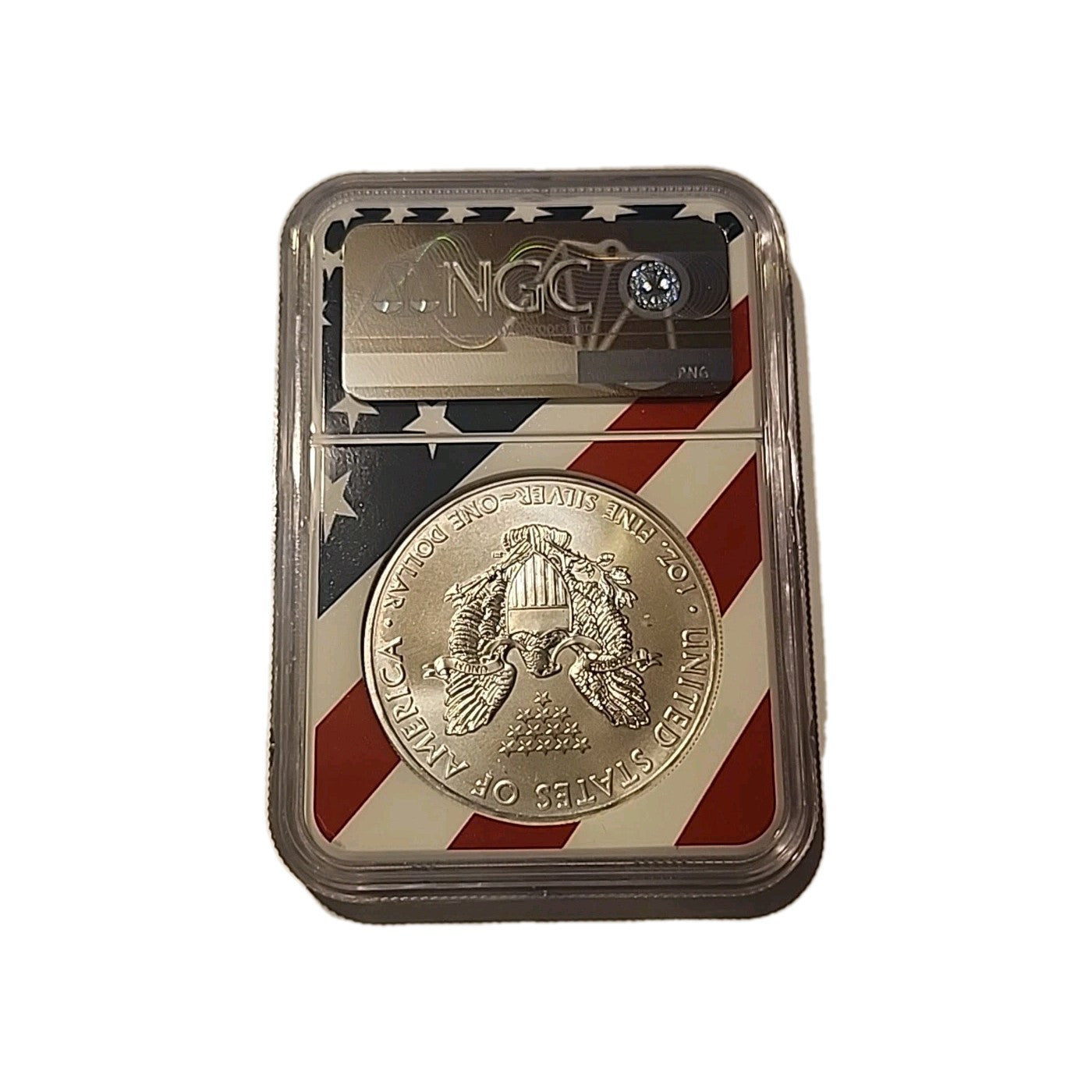 2012 US Silver $1 Eagle NGC MS69 image 1