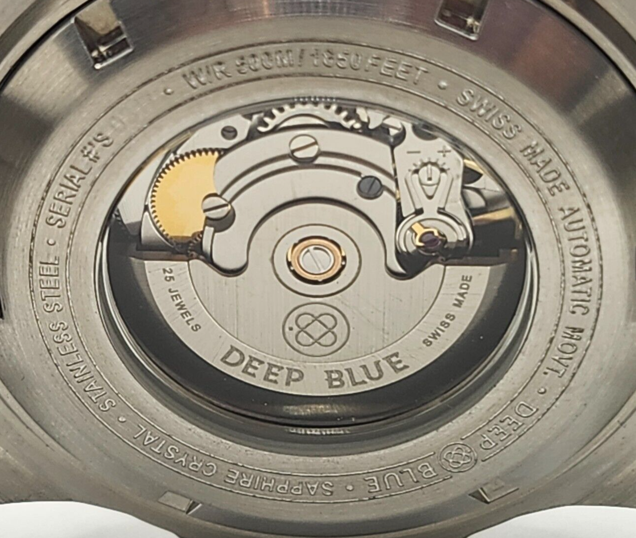 Deep Blue Swiss Automatic Bluewater Diver 500 Abalone Dial image 7