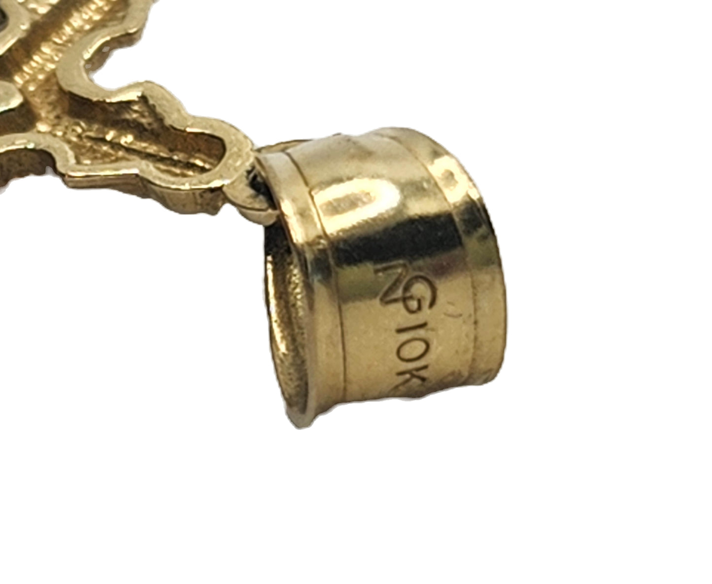 Mariners Cross 10k Tri-Colored Gold Pendant image 5