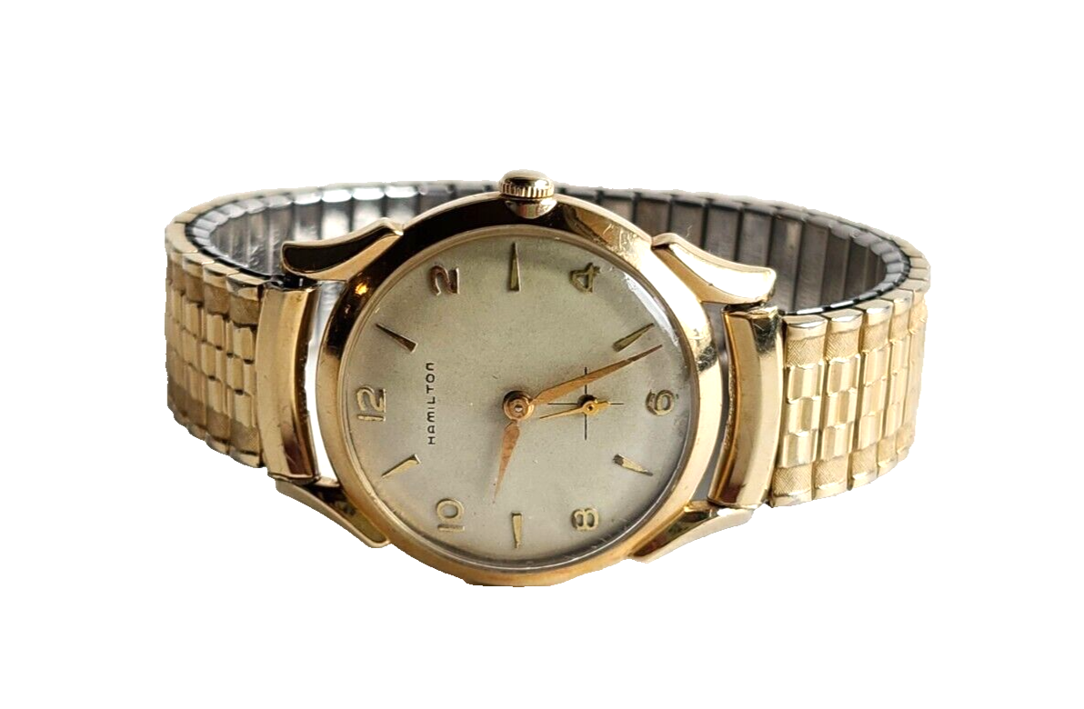 Vintage Hamilton Langdon 10k Rolled Gold Plate Men’s Watch Swiss image 1