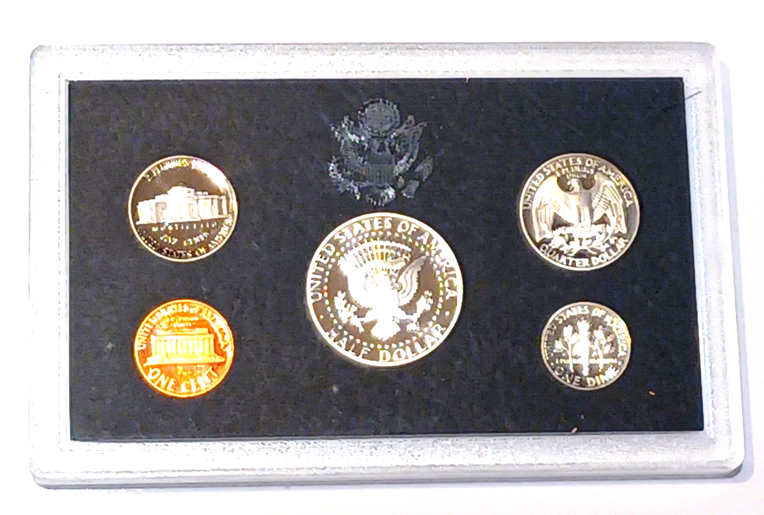 1997 U.S. Mint SILVER PROOF Set in Original Plastic Case & Box image 3