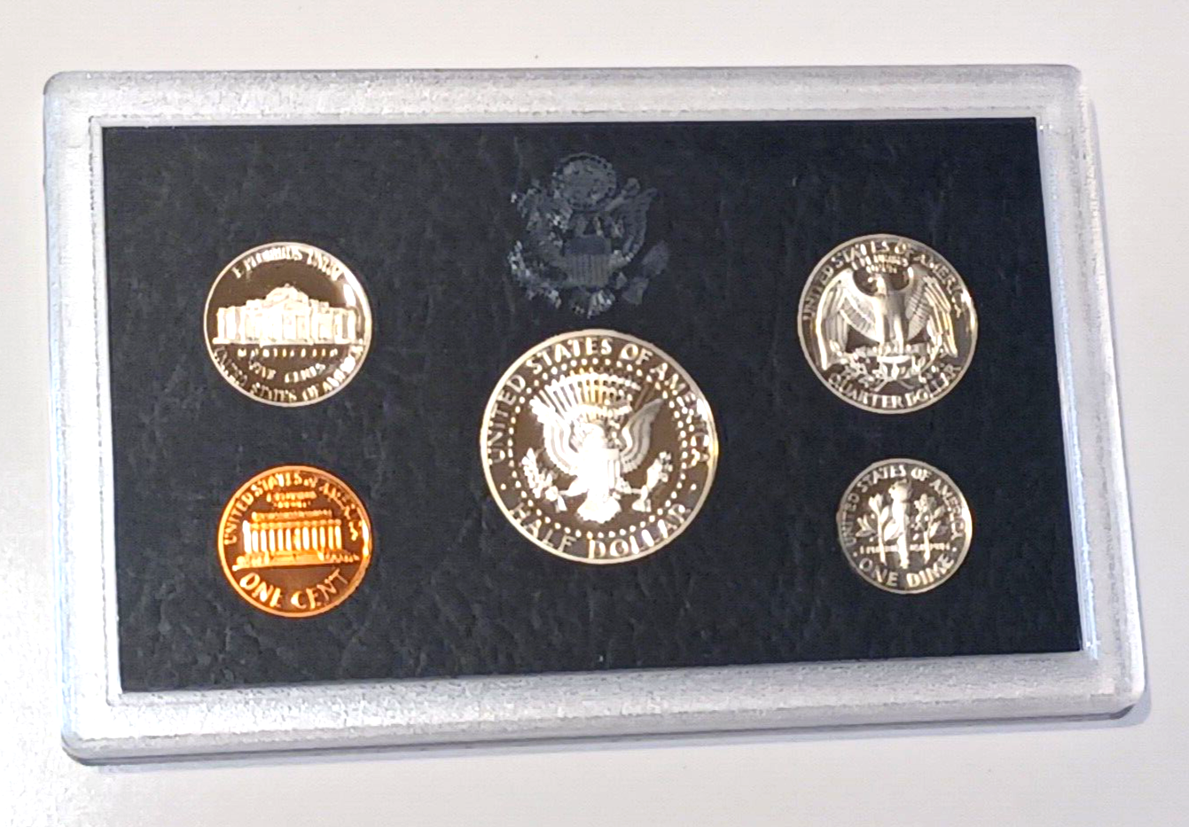 1998 U.S. Mint SILVER PROOF Set in Original Plastic Case & Box image 3