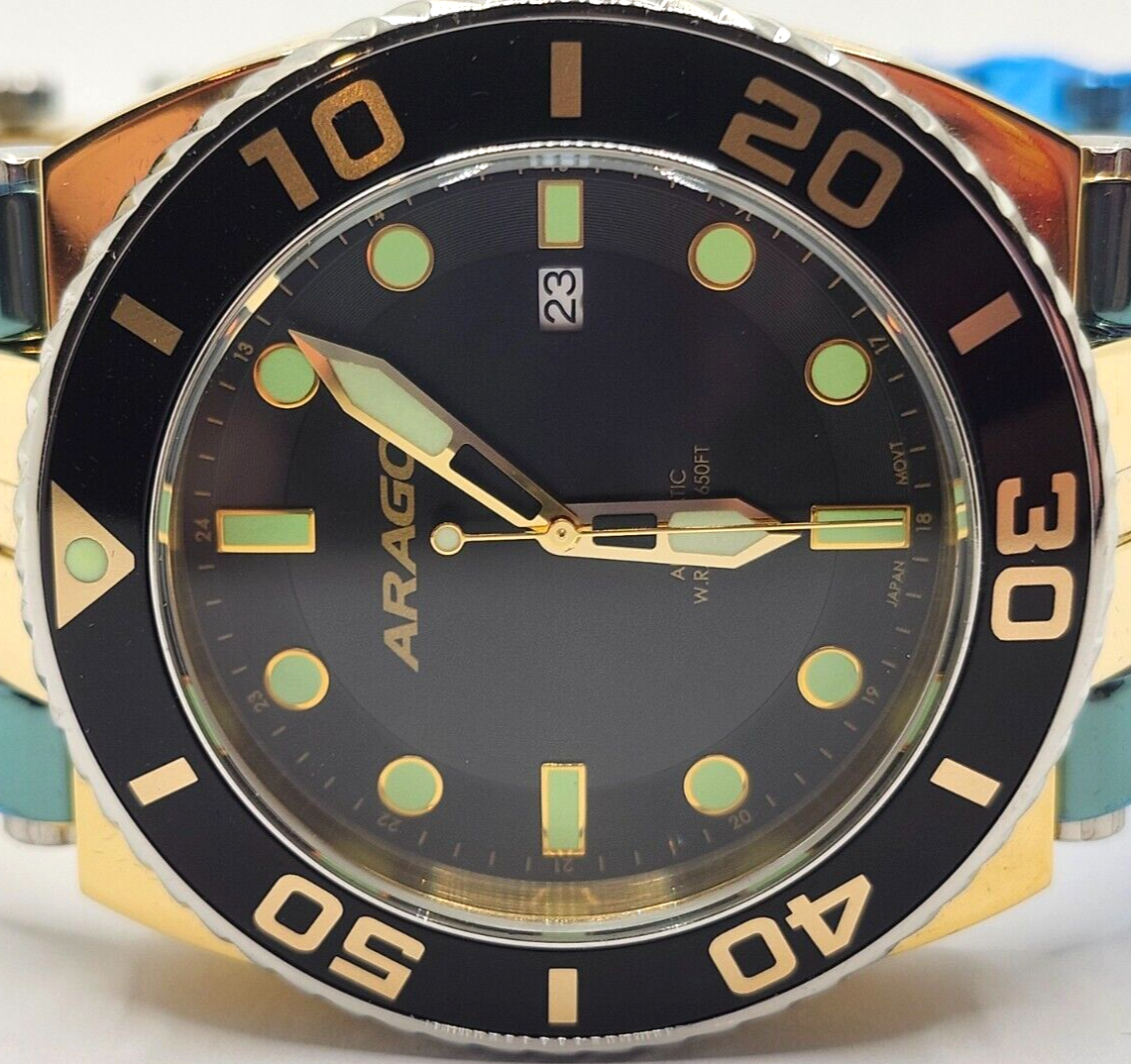 NEW! Aragon Millipede Automatic NH35 Men's Watch A095 in Box ~ 50ATM image 4