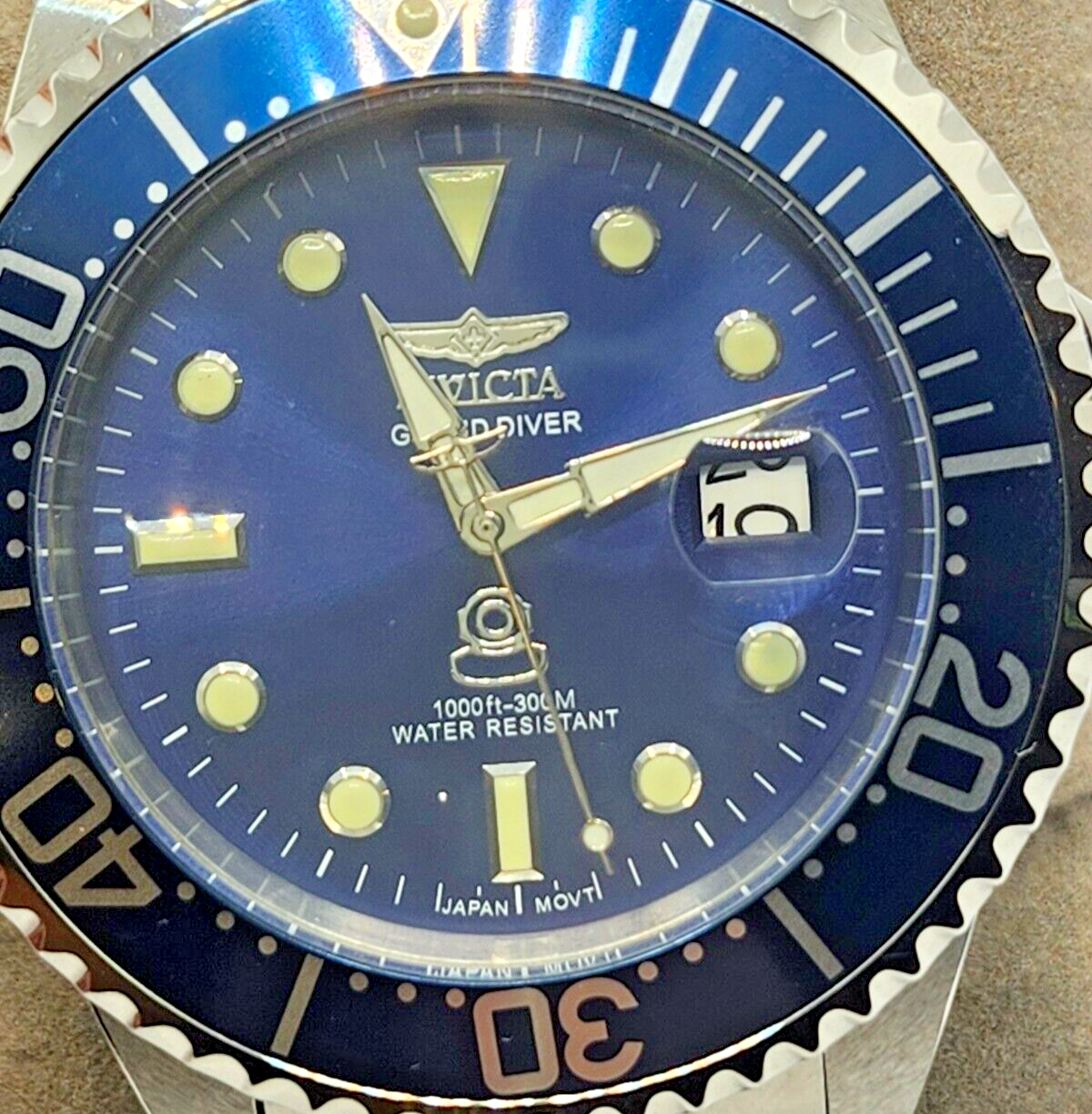 Invicta Grand Diver Automatic 300M Men's Watch Model #13859 ~ Blue image 4