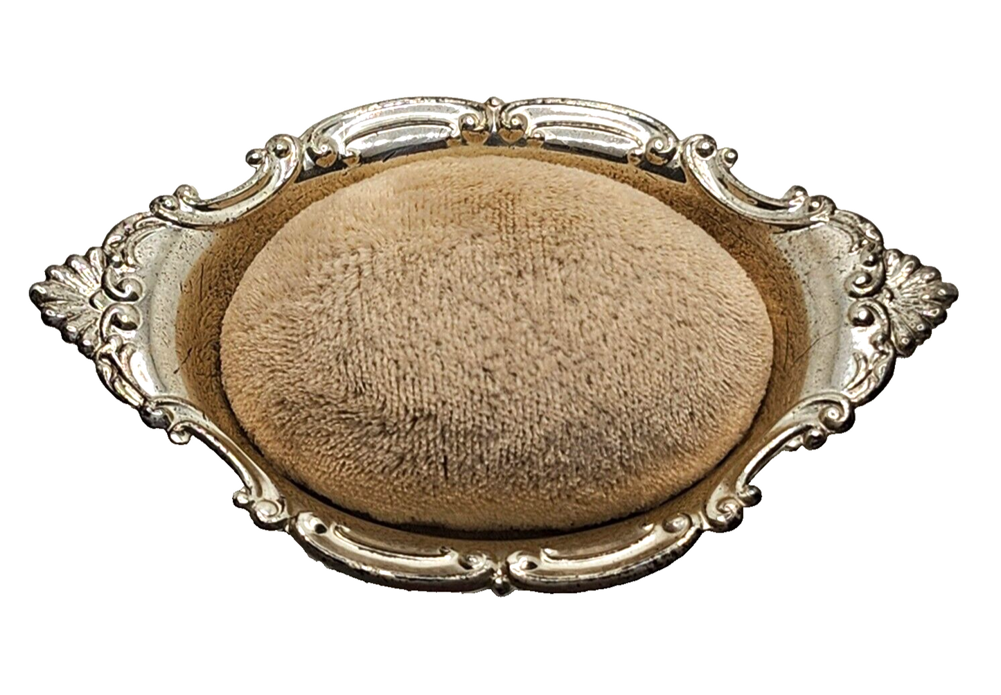 Vintage Gorham Sterling Silver Pin Cushion 4780 Pink image 0