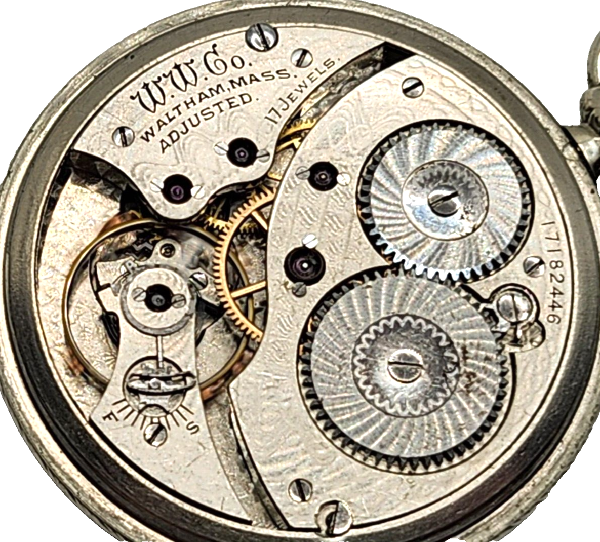 Antique Waltham Watch Co 17j Pocket Watch 12s Grade 230 Model 1894 image 8