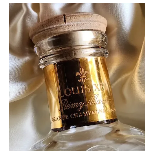 Remy Martin Louis XIII Cognac Baccarat Crystal Empty 750ml Bottle w/ Casket Shap image 4