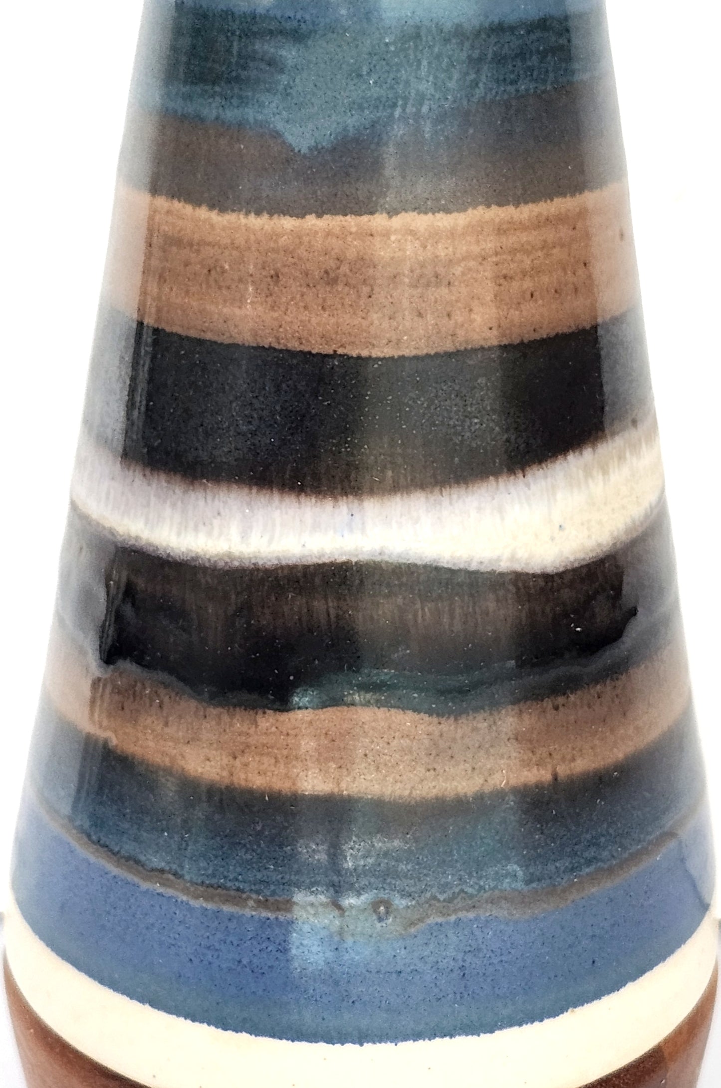 Vintage David Collier Signed Kaleidoscope Brass Wood and Clay image 2