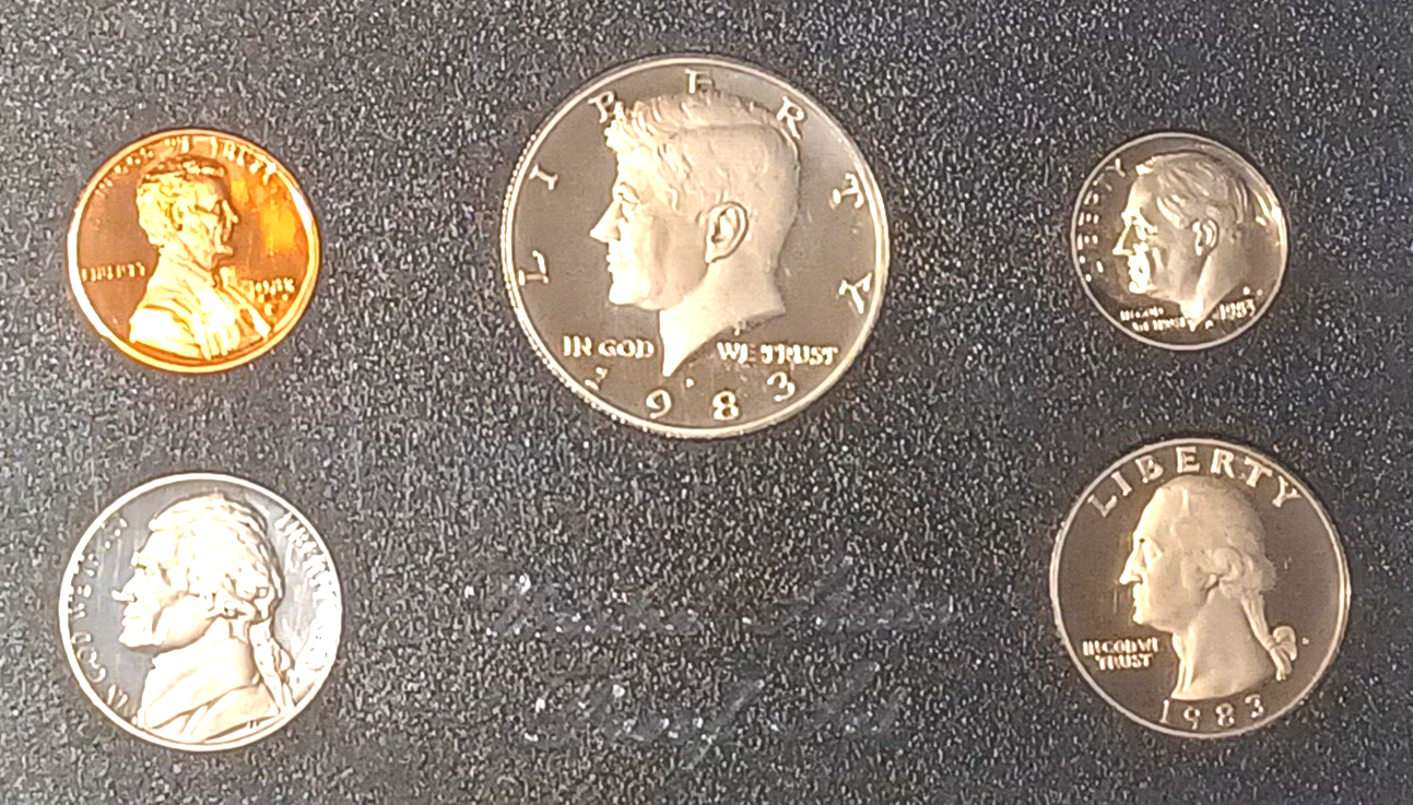 1983 S U.S. Mint Proof Set United States Original Mint Packaging image 2