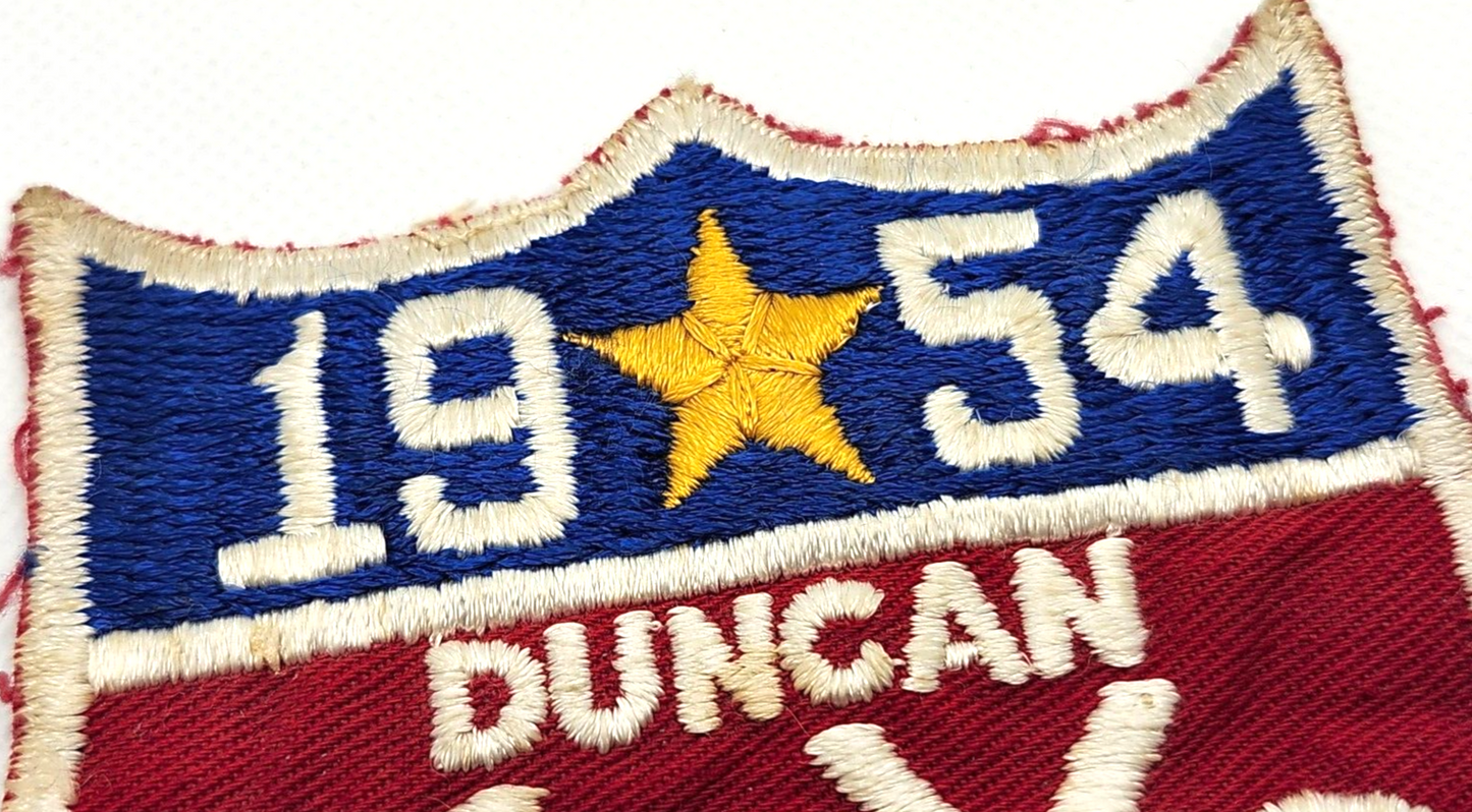 Vintage 1954 Duncan Yo-Yo Winner Patch image 2