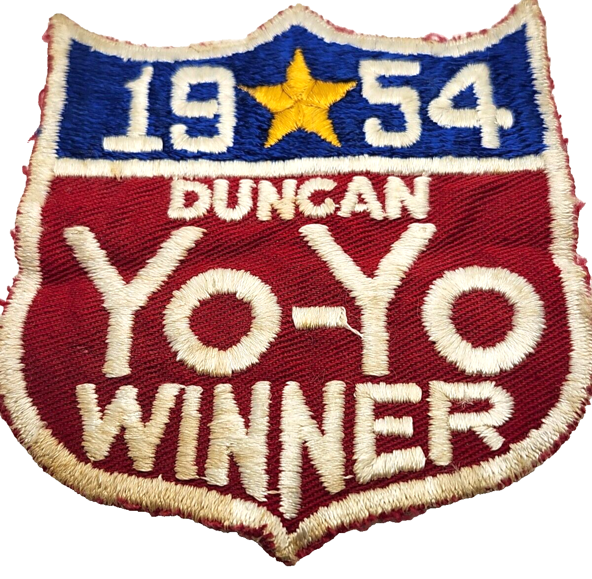 Vintage 1954 Duncan Yo-Yo Winner Patch image 1