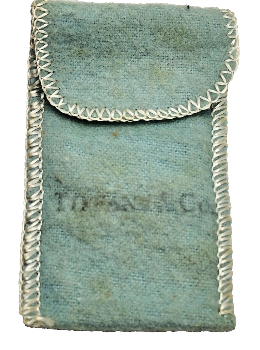 Vintage Tiffany & Co. Sterling Silver Apple Key Chain w/ Pouch image 6