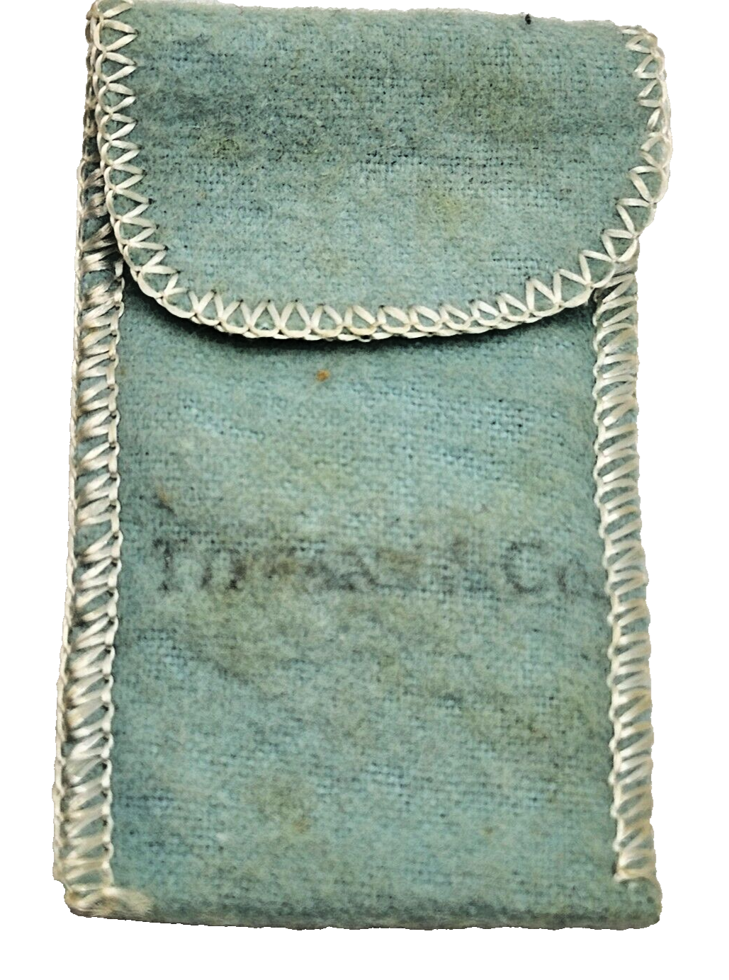 Vintage Tiffany & Co. Sterling Silver Apple Key Chain w/ Pouch image 6