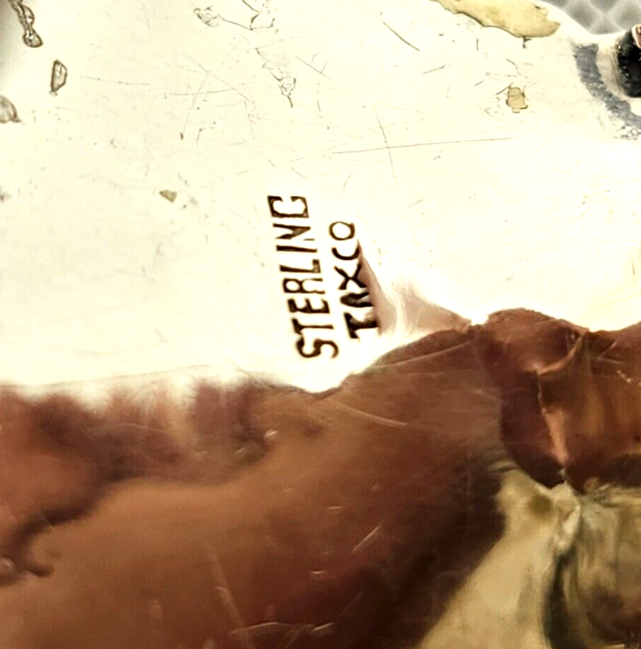 Vintage Taxco Mexican 925 Sterling Silver Clamper Fern Leaf Cuff Bracelet image 7