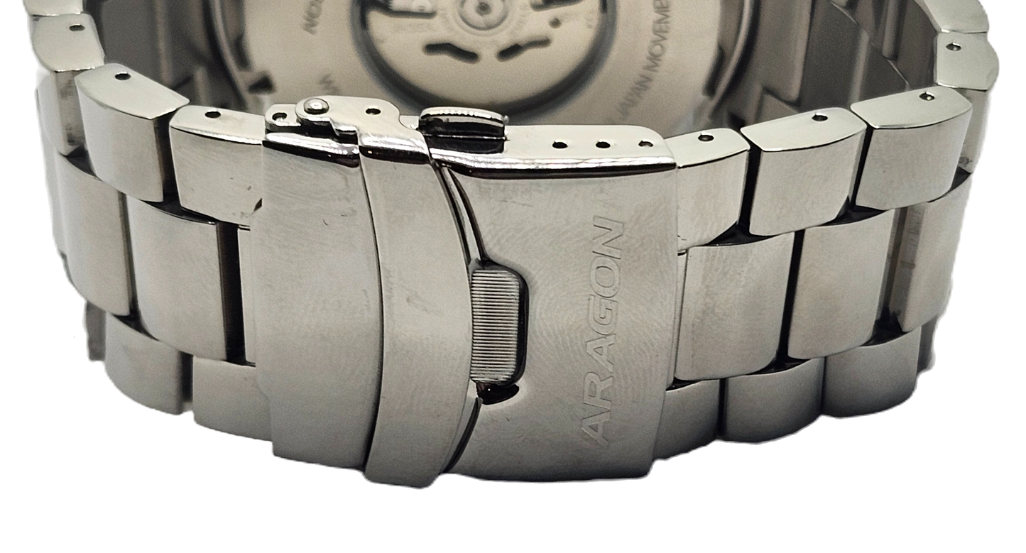 Aragon A194BLU Chinese Character Automatic 50mm image 6