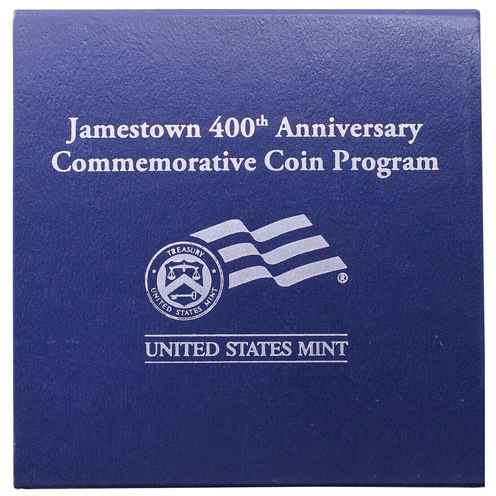 2007 P Jamestown 400th Anniversary Proof 90% Silver Dollar US Coin image 6