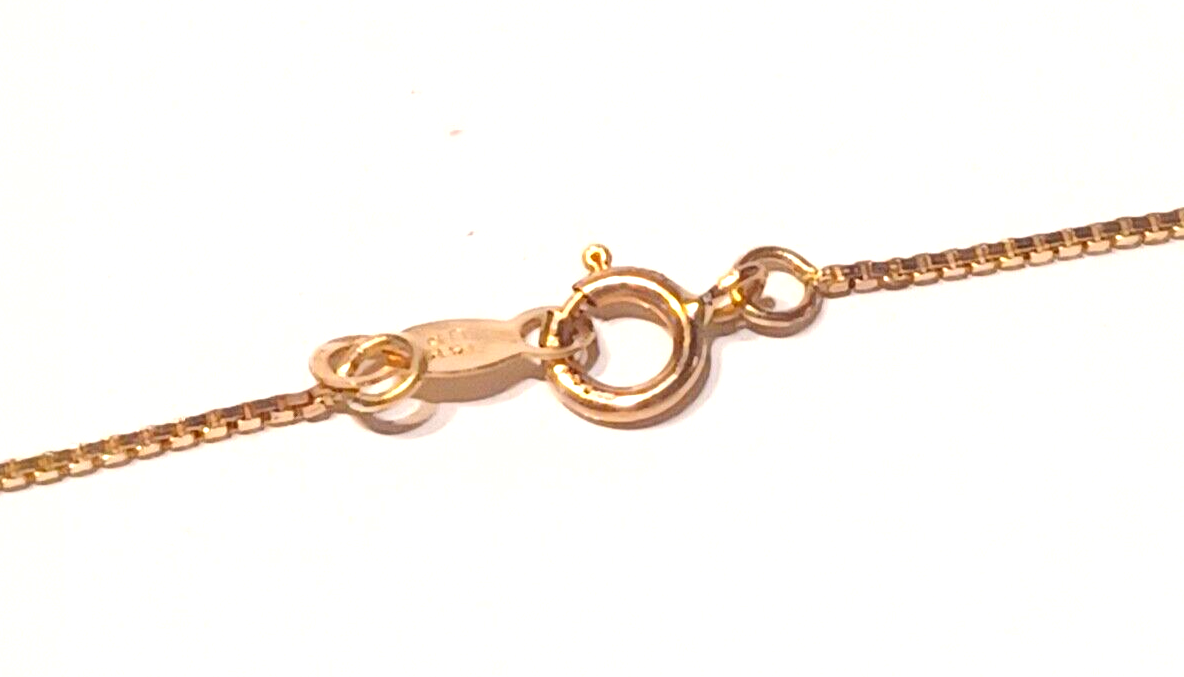 Estate Custom 1.65ctw Emerald & Diamond 14k Gold Pendant w/ Box Chain image 8