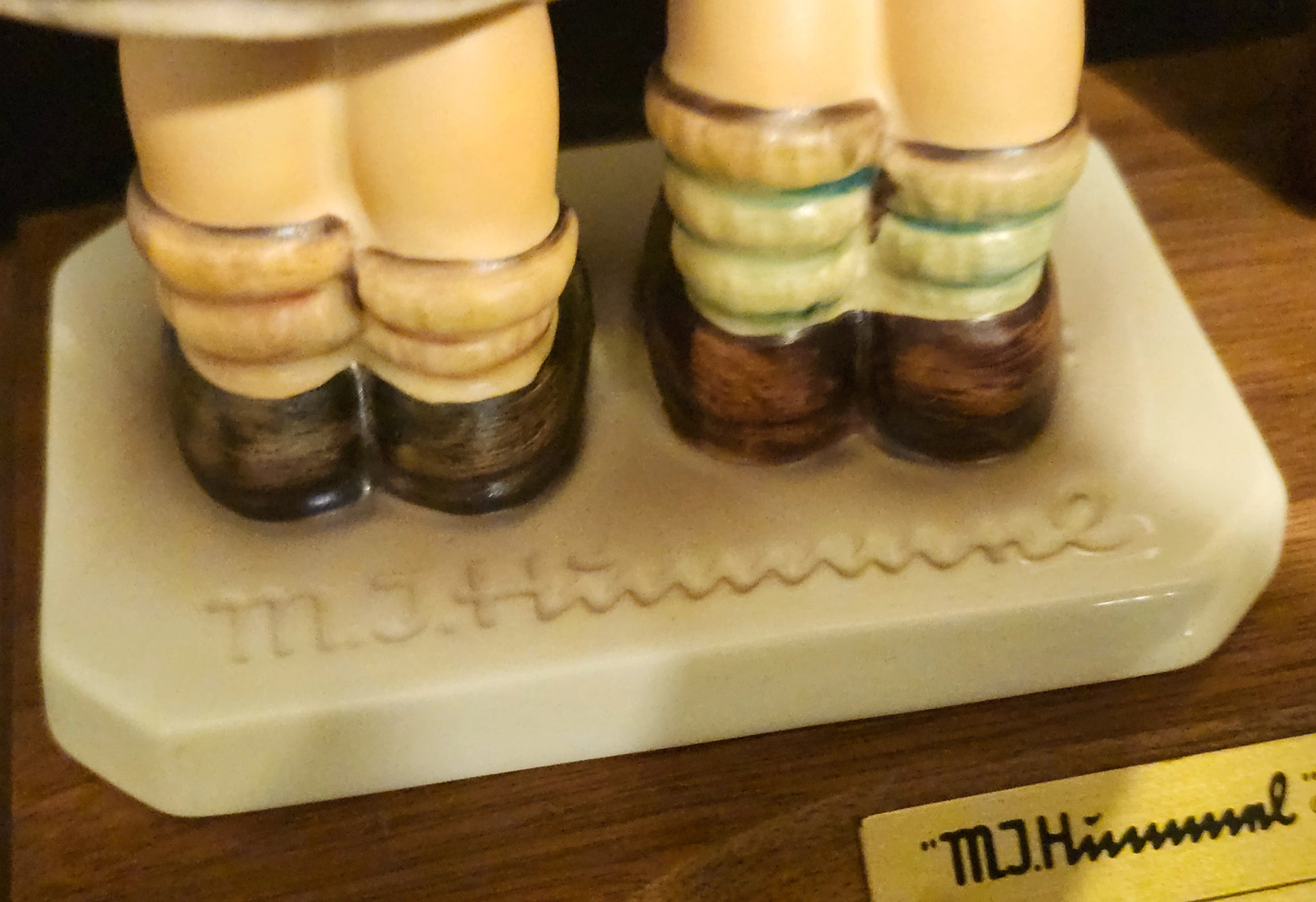 Hummel 50 Year Jubilee "The Love Lives On" Figurine #416 w/ Box & Display Stand image 3