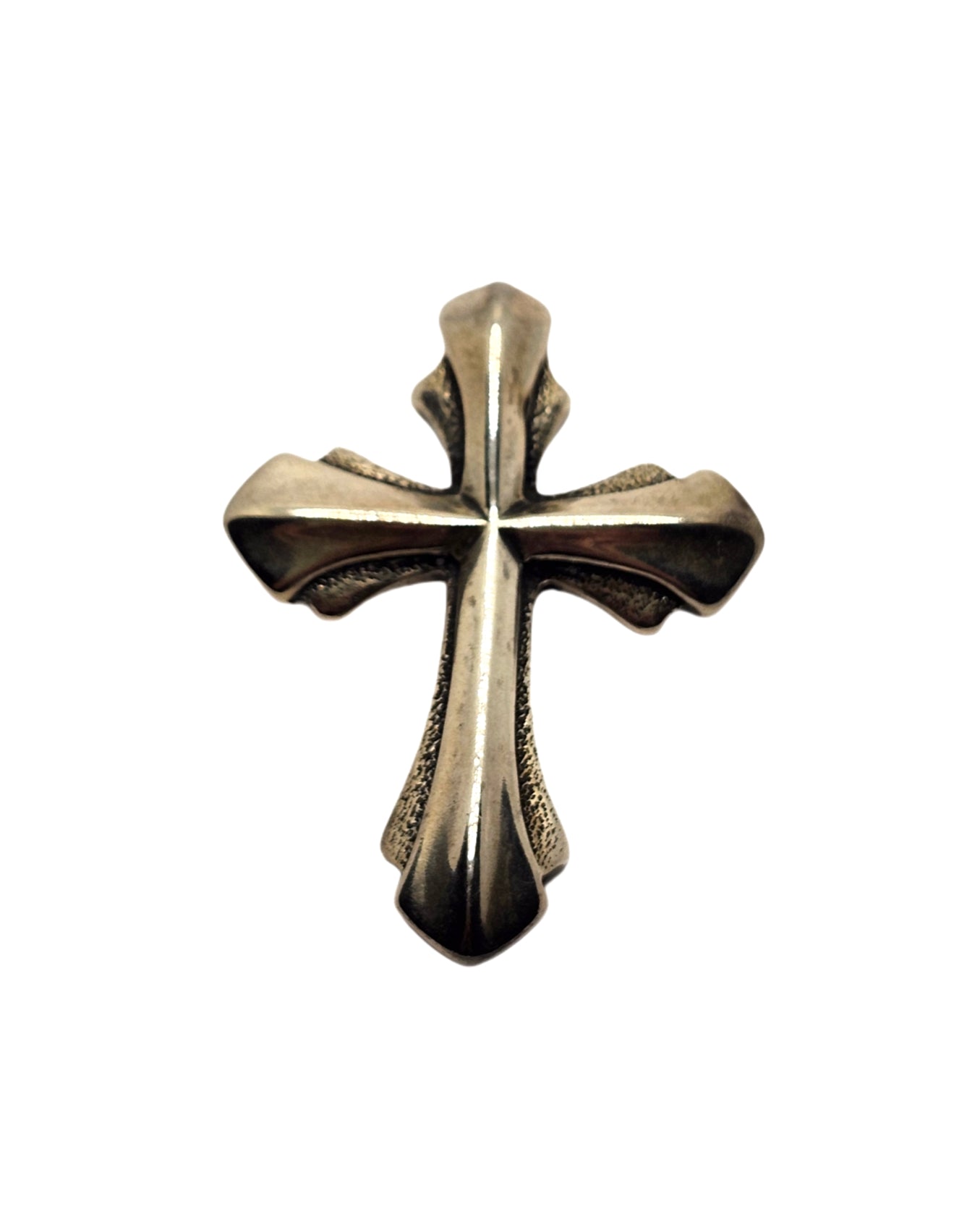 BWL Bill Wall Leather Sterling Silver Large 2005 Cross Pendant image 0