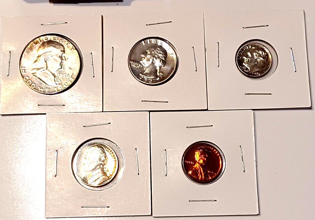1954 US MINT ORIGINAL PROOF SET IN Original Box & Tissue image 1