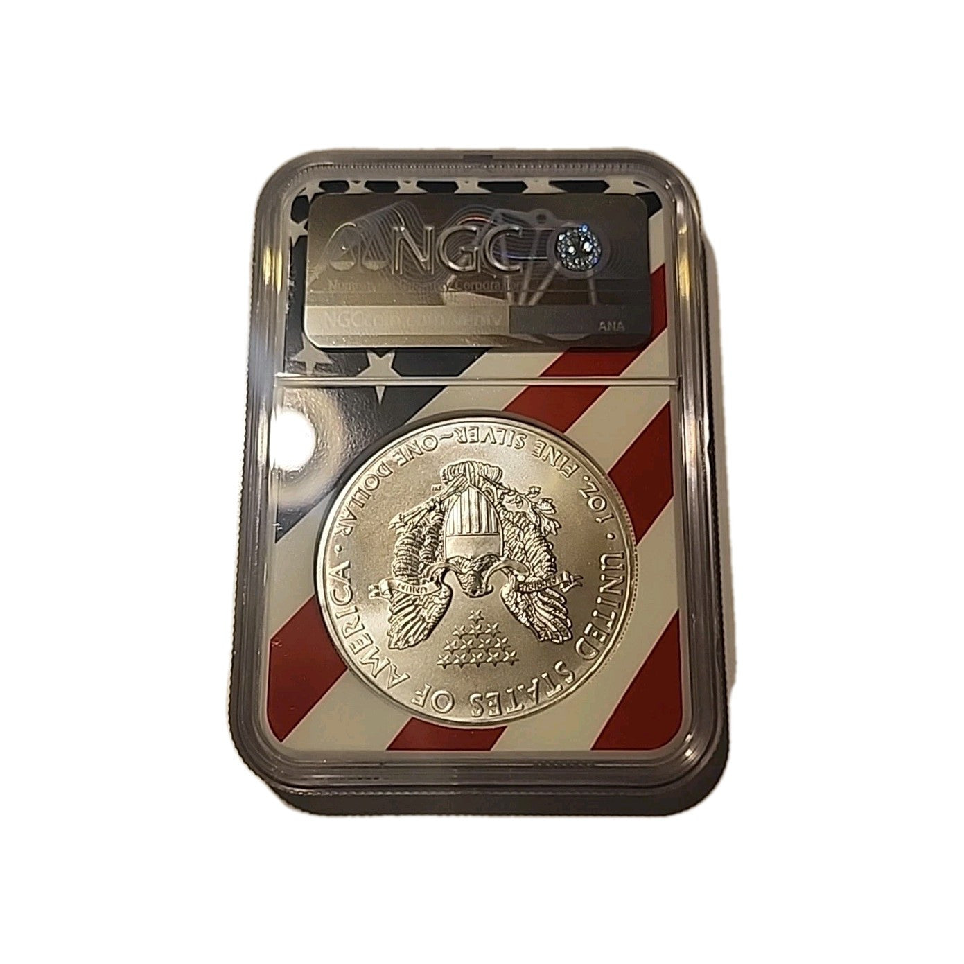 2013 US Silver $1 Eagle NGC MS69 image 1