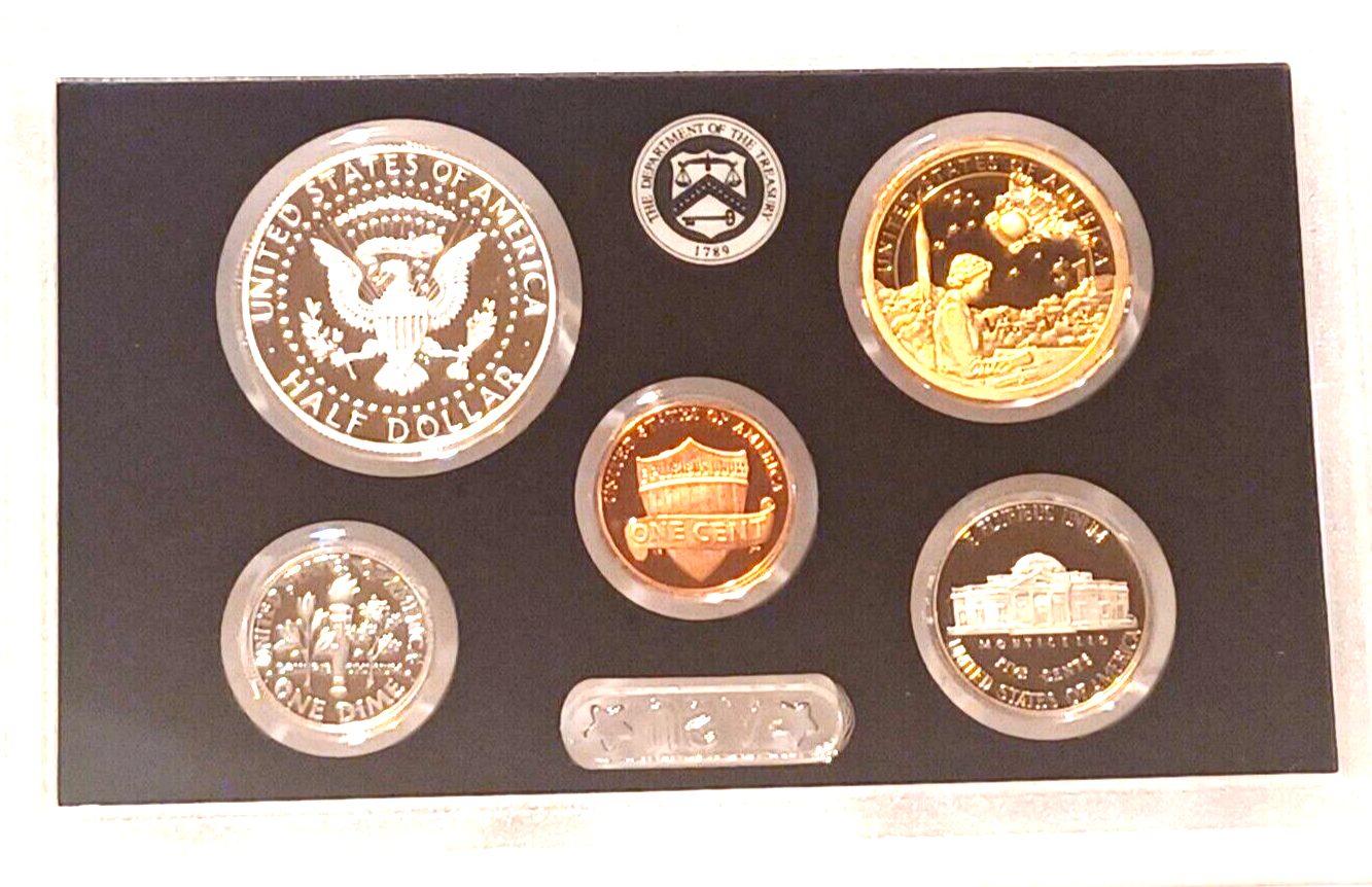 2019 S US Mint Silver Proof Set - 11 Coins COA Original Box image 3