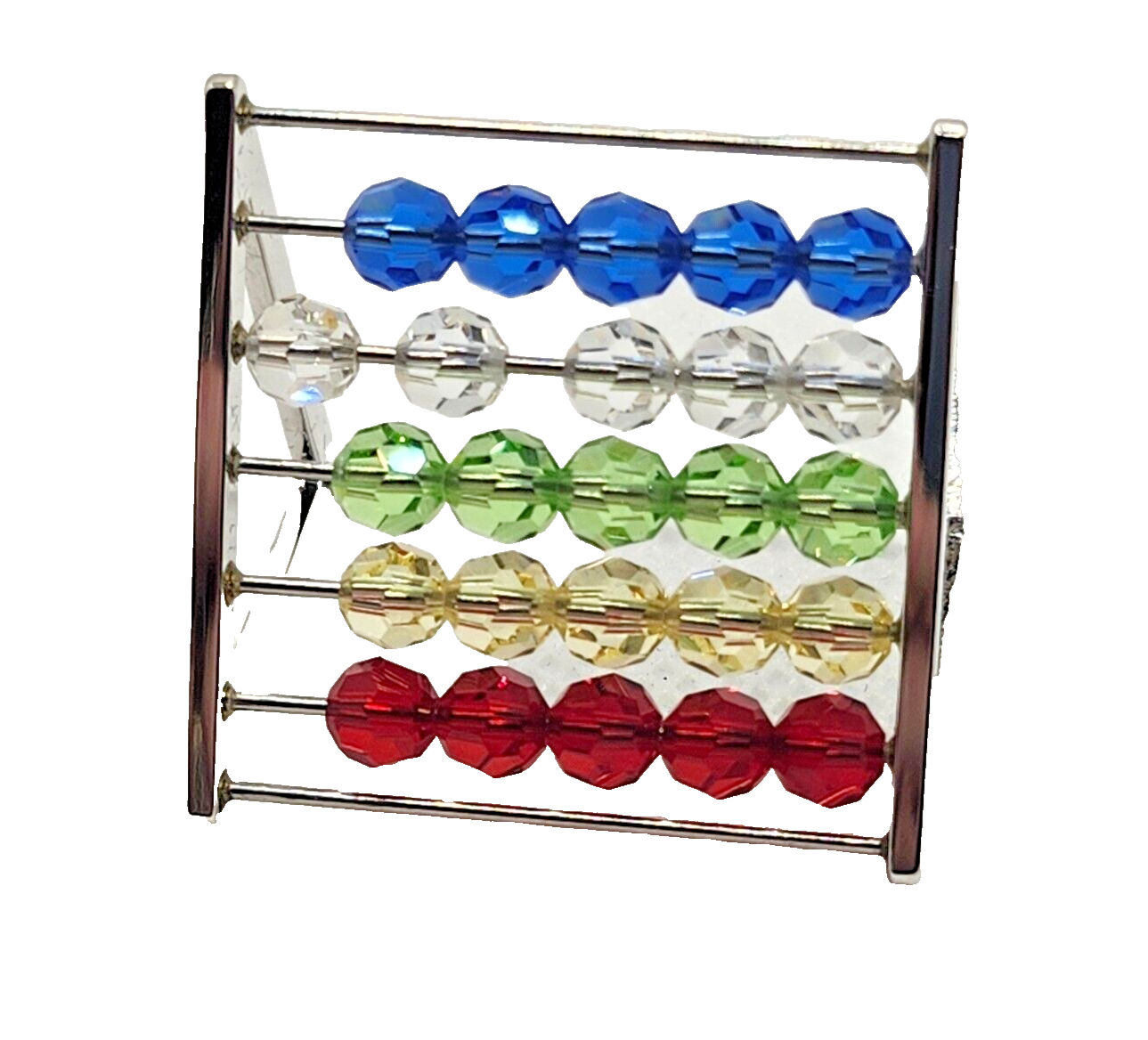 Swarovski Crystal Multi Colored Abacus Figurine #692829 in Box w/ COA image 3