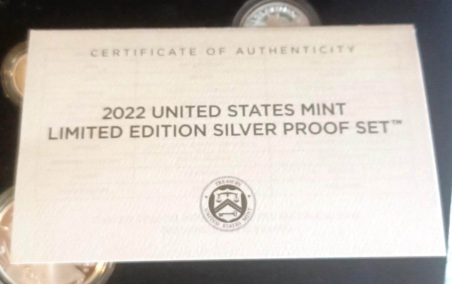 2022 S United States Mint Limited Edition Silver Proof Set .999 Fine image 6