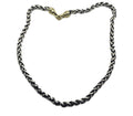 Vintage David Yurman 18" Sterling Silver Wheat Necklace with 14K Gold Clasp image 0