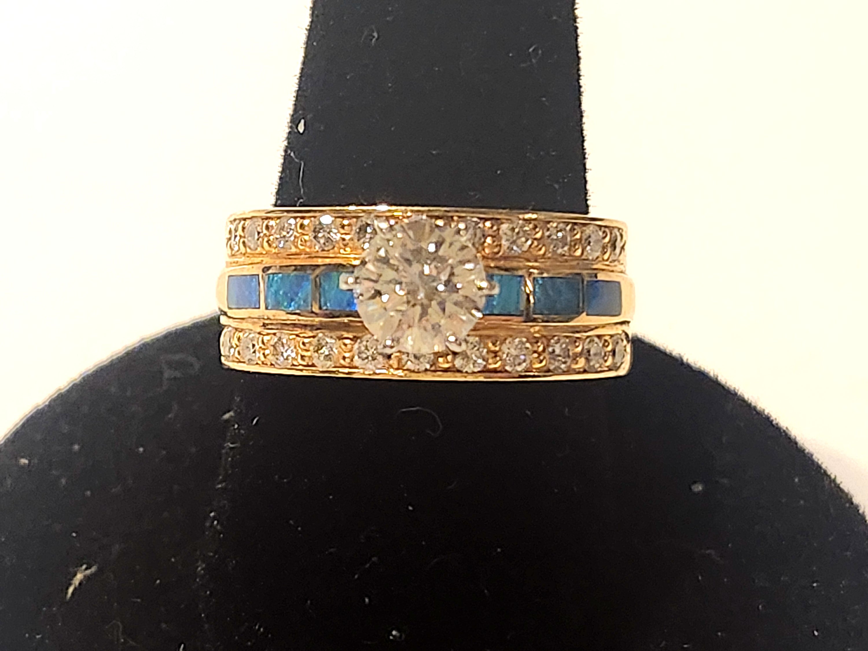 .75ct Round Diamond Solitaire 18k Santa Fe Goldworks Engagement Ring image 2
