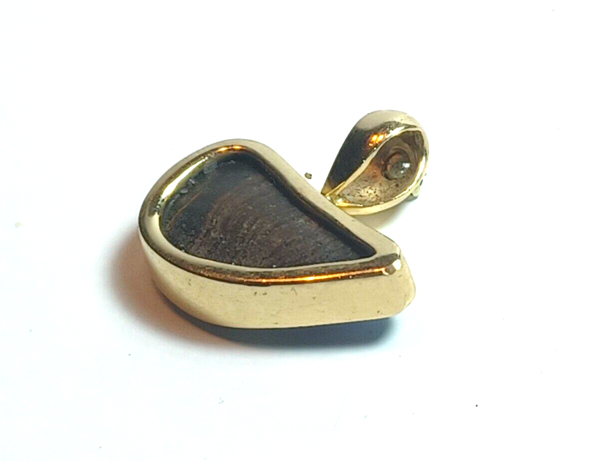 Natural Boulder Opal & Diamond 14K Yellow Gold Pendant image 10