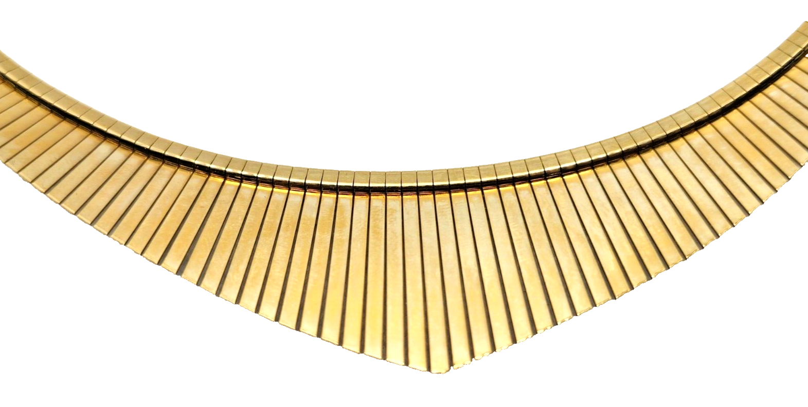 HSN Bellezza 18K Goldtone Diamond-Cut Cleopatra Choker Necklace image 6