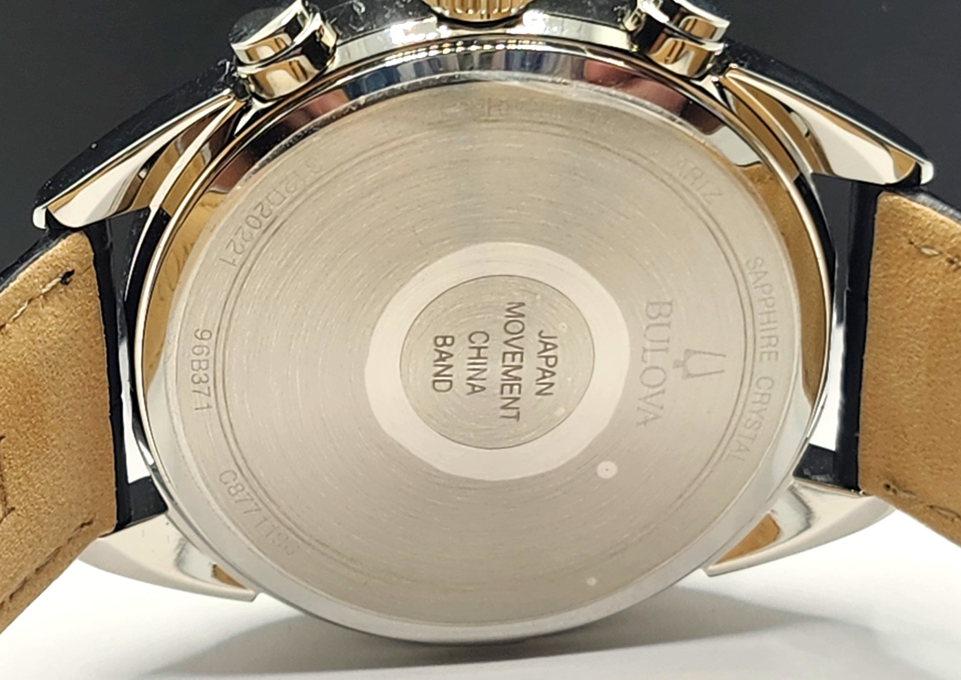 NEW! Bulova Men's Classic Precision Chronograph Black Leather Watch 42 MM image 6