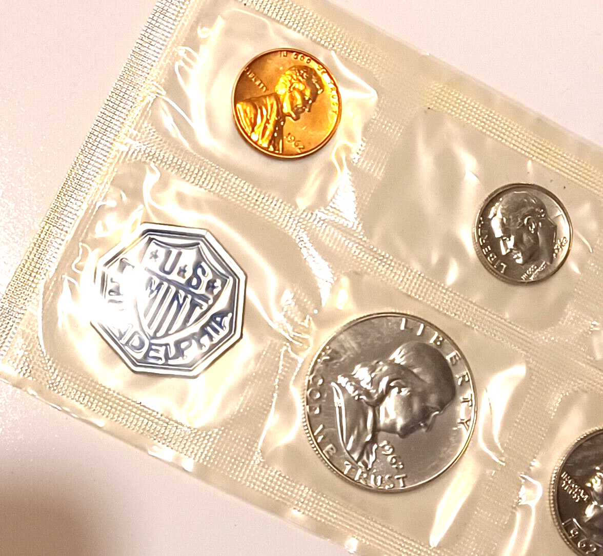 1962 U.S. Mint SILVER PROOF Set in Original Envelope image 2