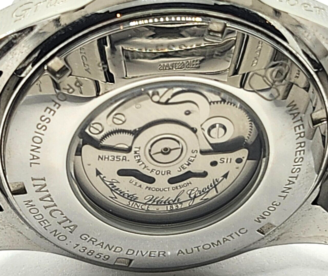 Invicta Grand Diver Automatic 300M Men's Watch Model #13859 ~ Blue image 6