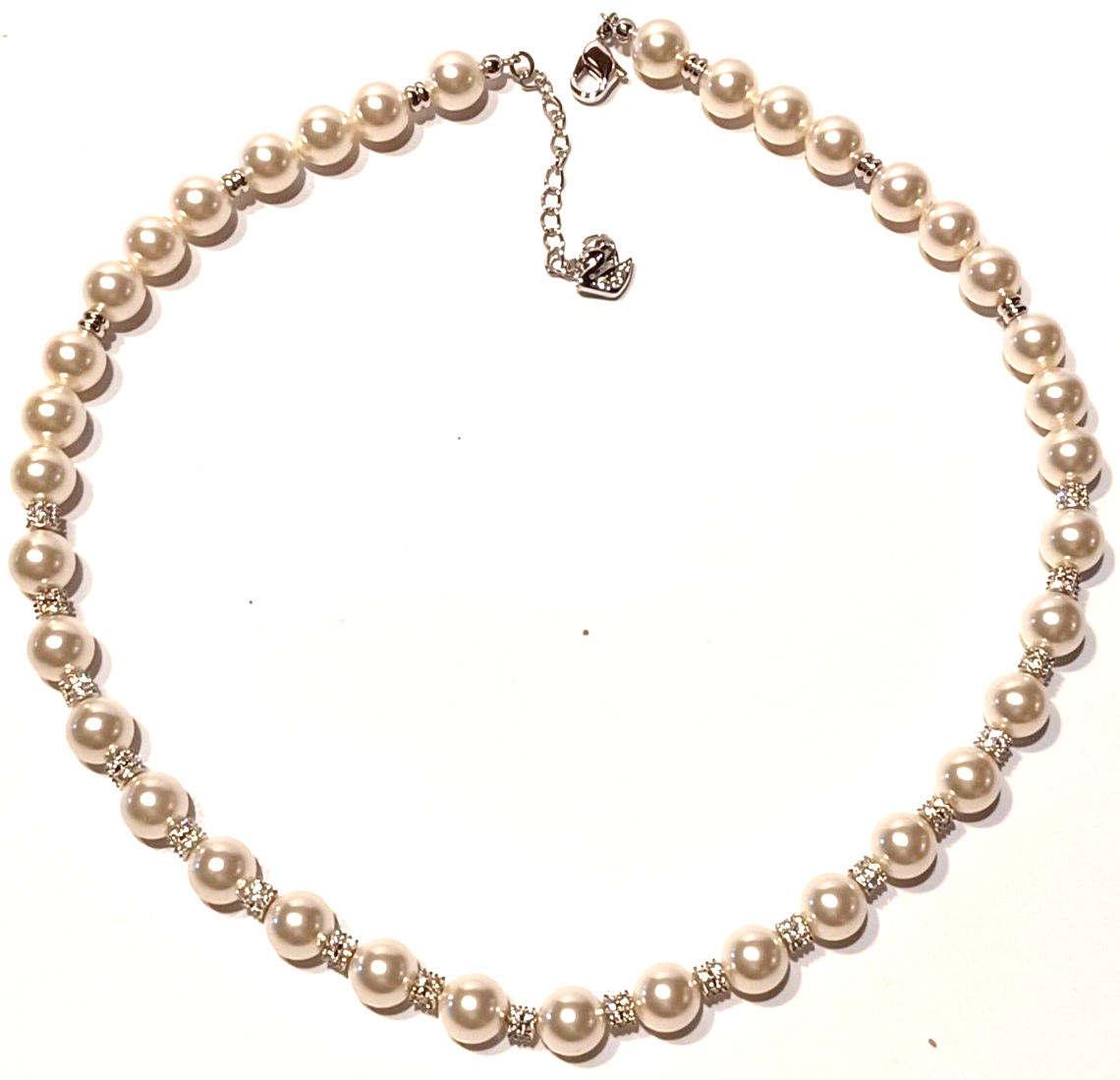 Swarovski Crystal & Pearl Enlace All-Around Necklace - 5200540 image 1