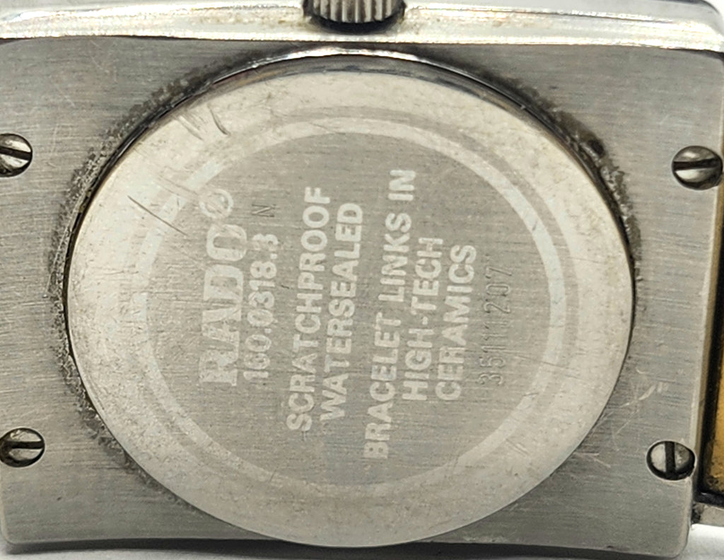 Vintage Men's Rado Diastar Cermic Stainless Steel Watch #160.0318 image 4
