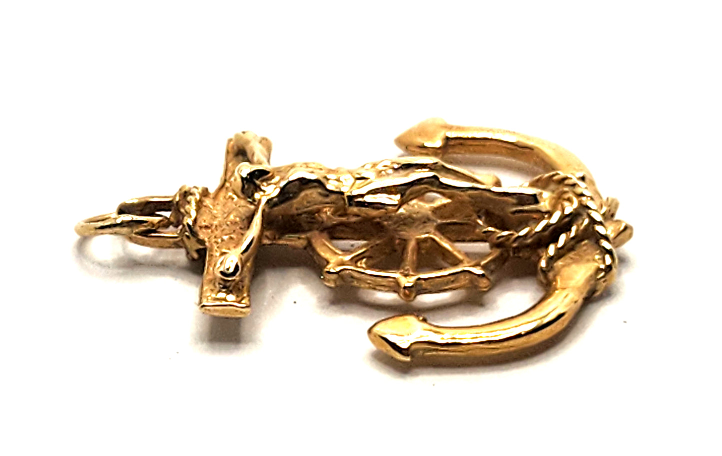 Mariners Cross 14k Yellow Gold Pendant Charm image 3