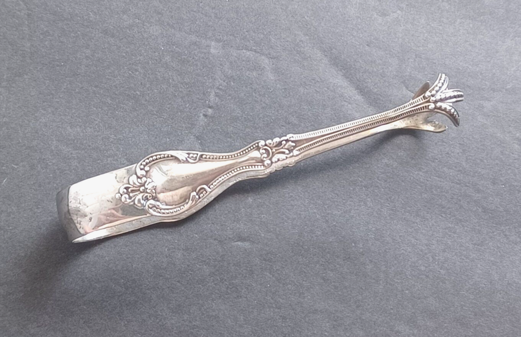 Antique R. Blackington & Co Sterling Silver Sugar Cube Tongs Claw Tongs image 0