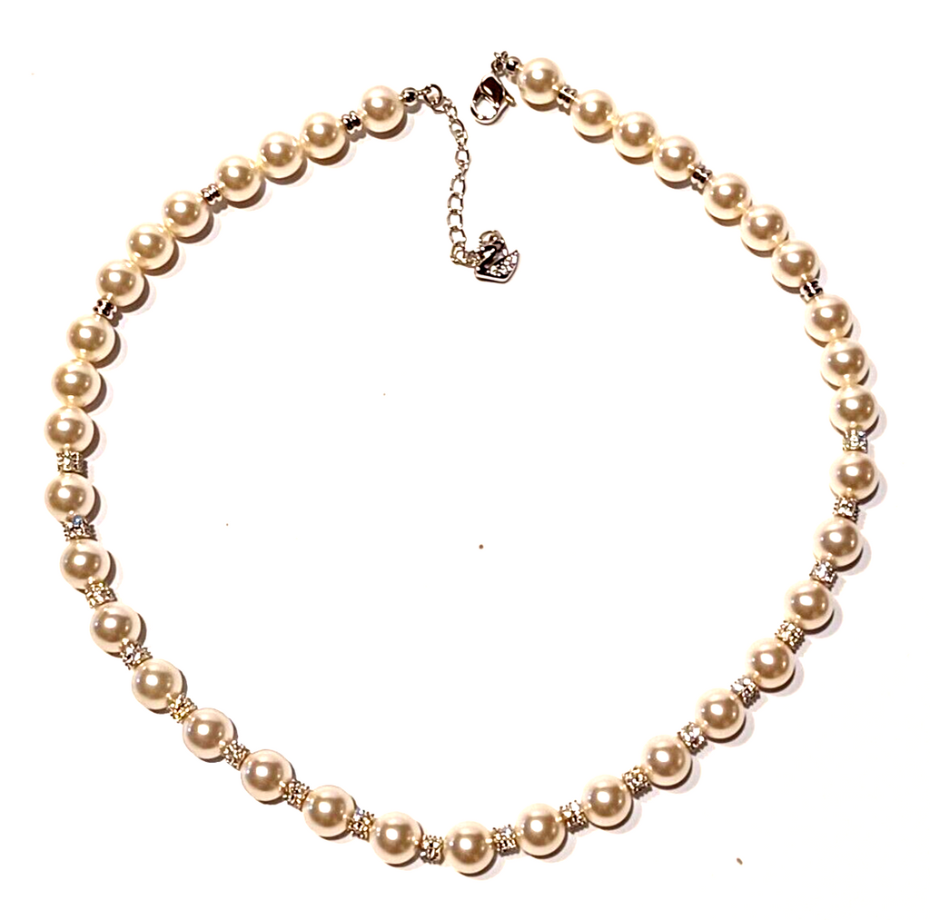 Swarovski Crystal & Pearl Enlace All-Around Necklace - 5200540 image 0