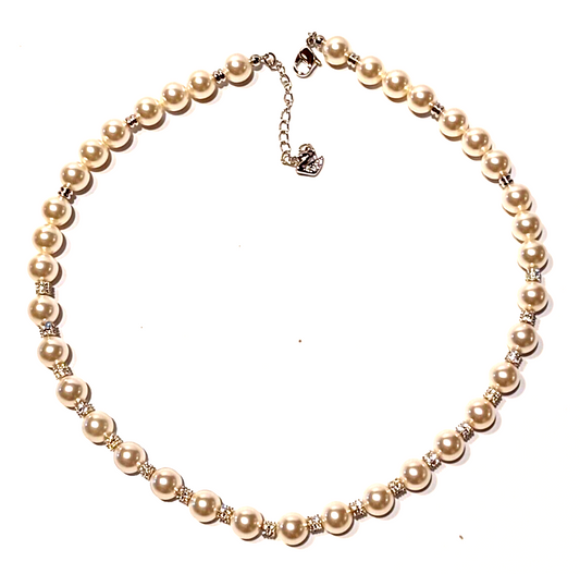 Swarovski Crystal & Pearl Enlace All-Around Necklace - 5200540 image 0