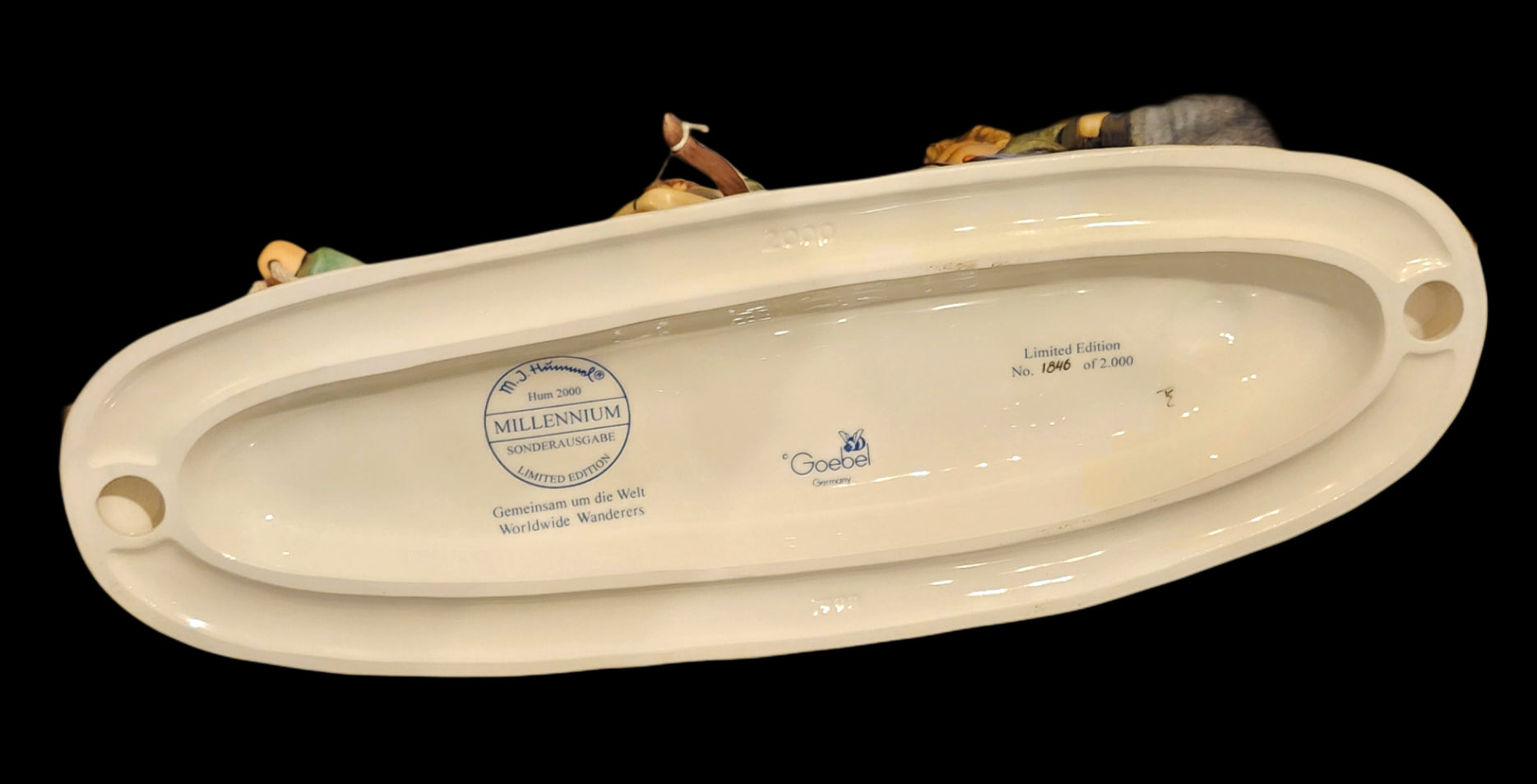 Hummel # 1440 "Worldwide Wanderers" Millennium HUM 2000 Limited Edition Figurine image 7