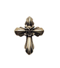 BWL Bill Wall Leather Sterling Silver Cross w/ Skull Crossbones Pendant image 0