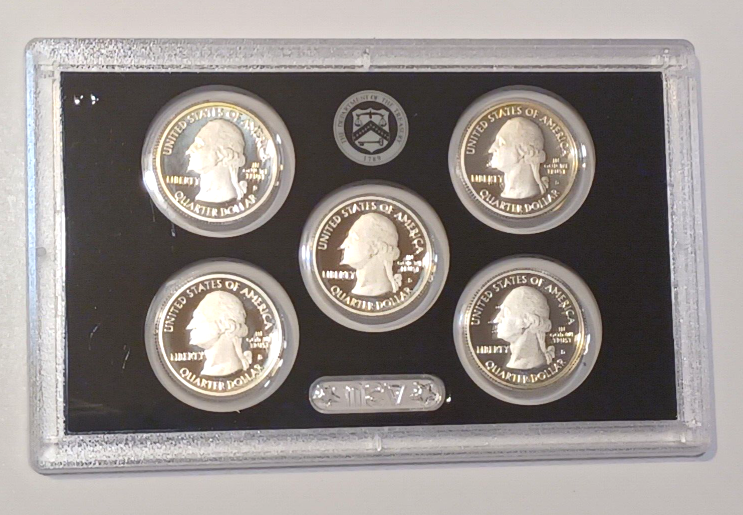 2011 S US Mint Silver Proof Set - 14 Coins COA Original Box image 5