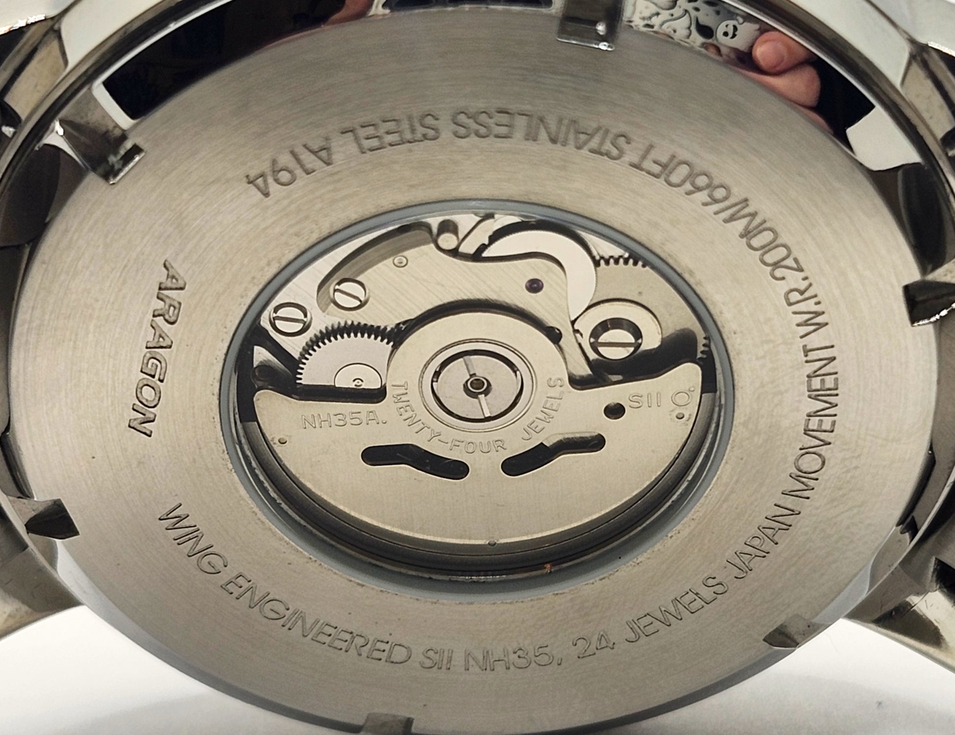 Aragon A194BLU Chinese Character Automatic 50mm image 5