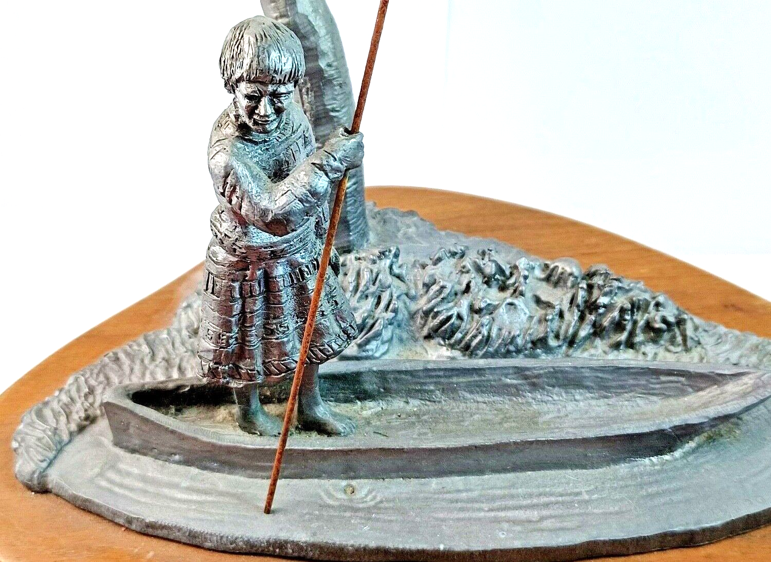 RARE! Michael Ricker Pewter Limited Edition "Seminole II" 10" Sculpture #72 /200 image 3